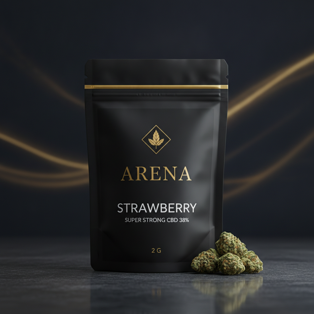ArenaCannabis Strawberry SUPER Strong CBD 38% 2g