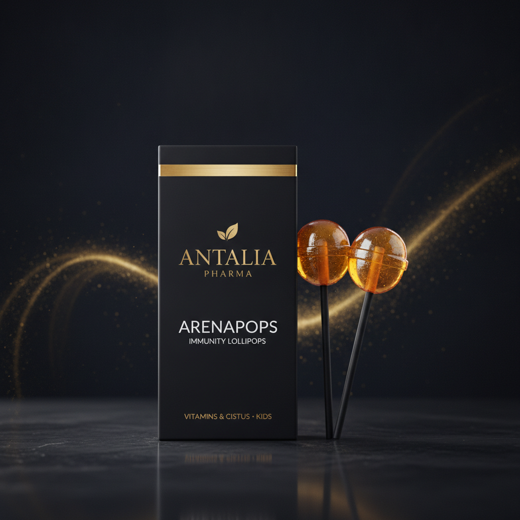 ARENAPOPS IMMUNITY LOLLIPOP WITH VITAMINS MINERALS AND CISTUS FOR KIDS